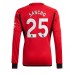 Manchester United Jadon Sancho #25 Kopio Koti Pelipaita 2023-24 Pitkät Hihat